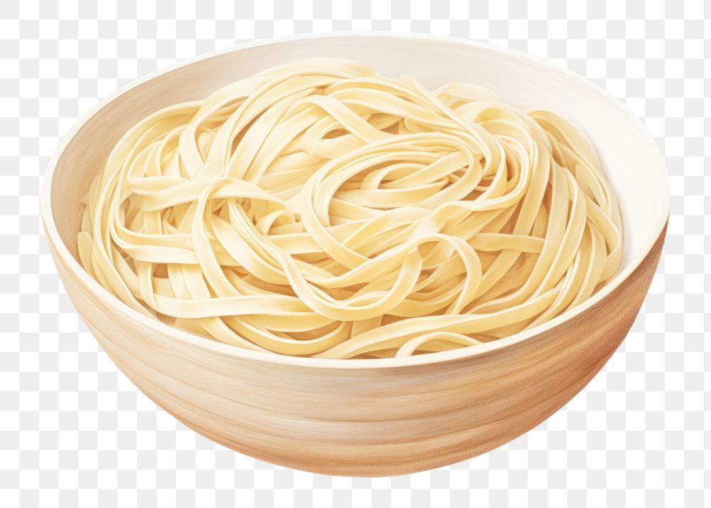 PNG Homemade Udon Noodles noodle spaghetti pasta. AI generated Image by rawpixel.