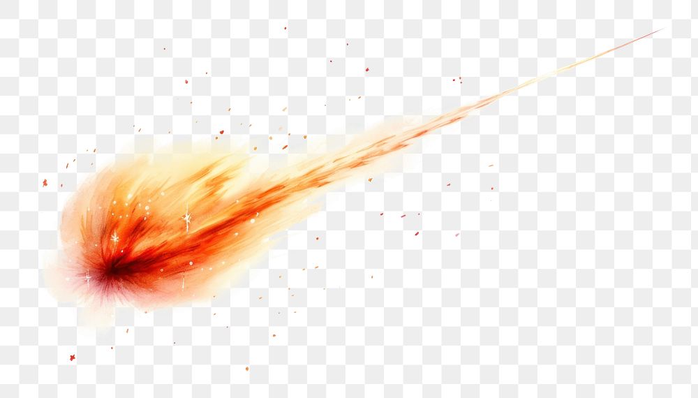 PNG Star comet splattered misfortune. AI generated Image by rawpixel.