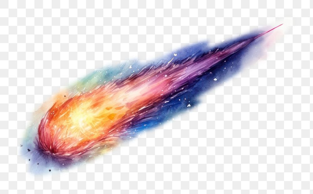 PNG Star nebula space comet. 