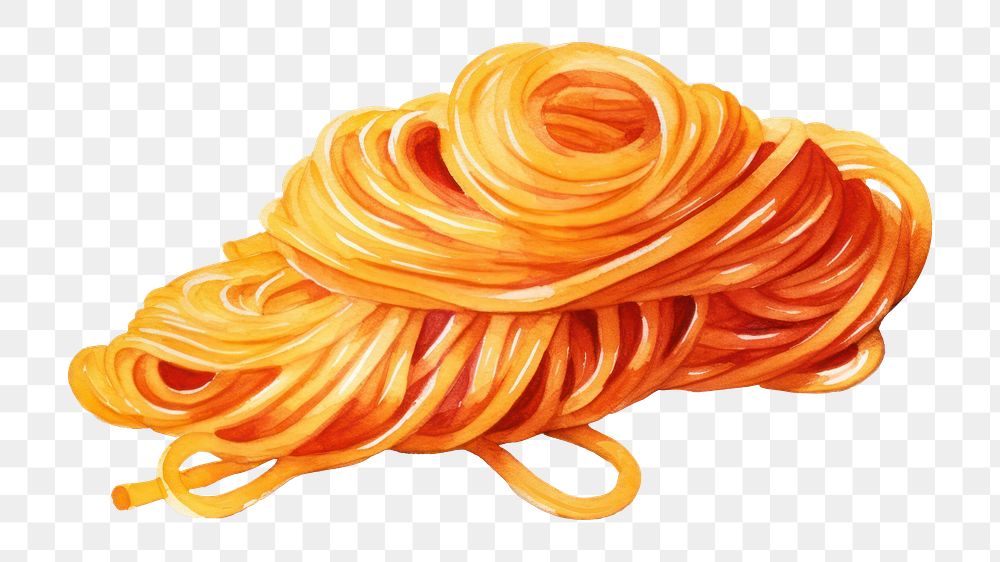 PNG Spaghetti pasta food naporitan. AI generated Image by rawpixel.