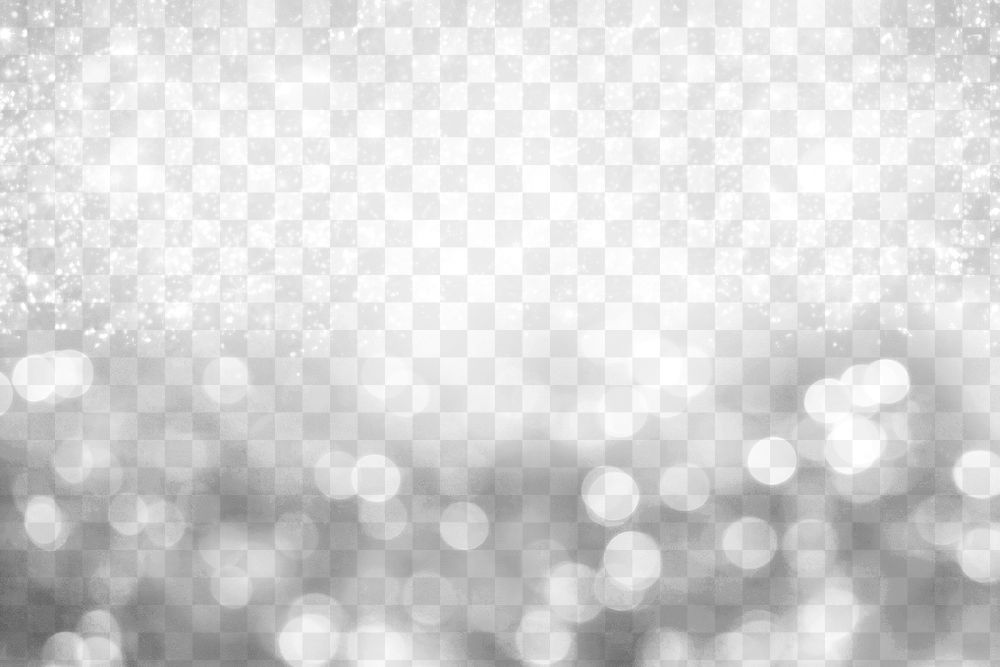 PNG bokeh glitter effect, transparent background 