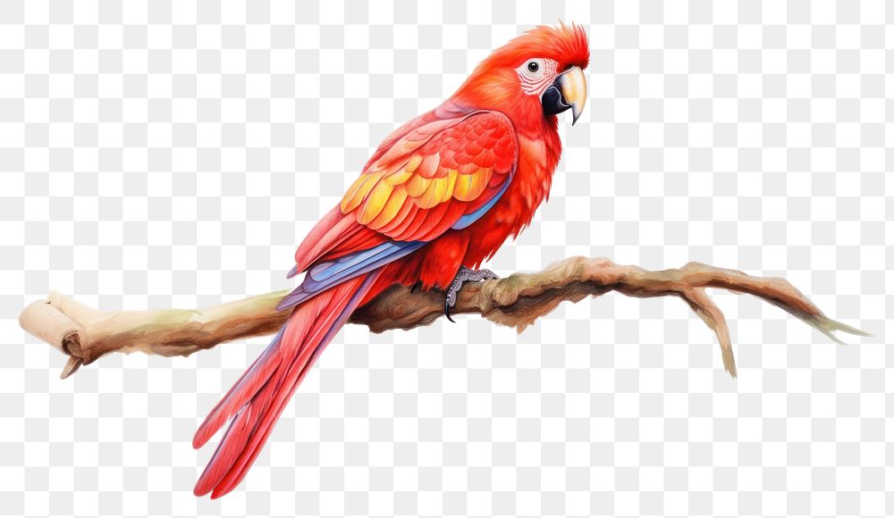 PNG Rainbow scarlet mascow bird parrot animal. 