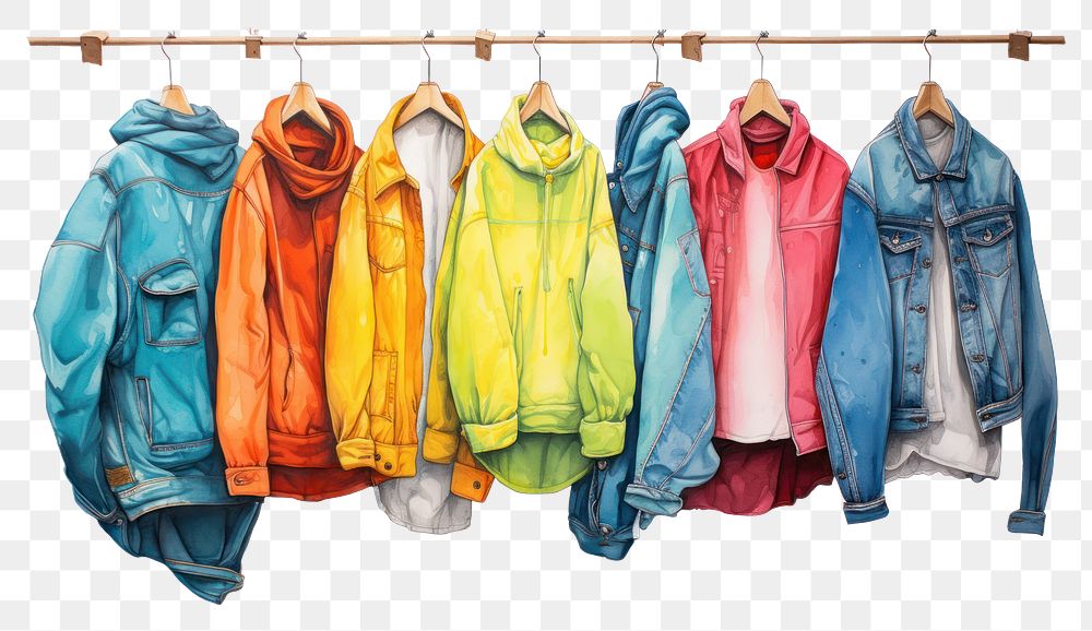 PNG Clothes sweatshirt jacket clothesline. AI generated Image by rawpixel.