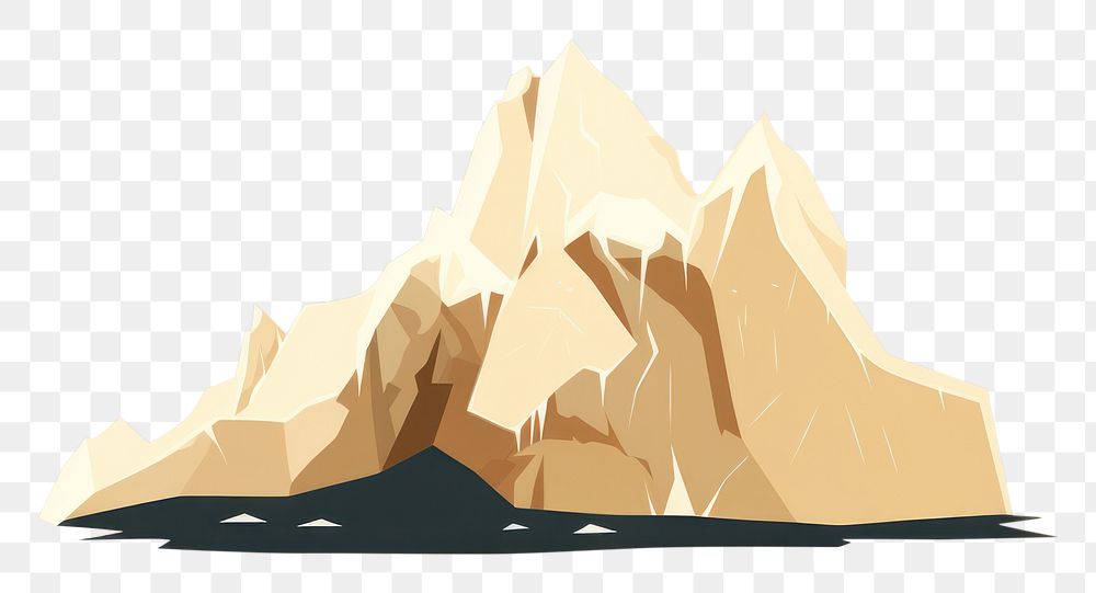 PNG Iceberg mountain outdoors nature. AI generated Image by rawpixel.