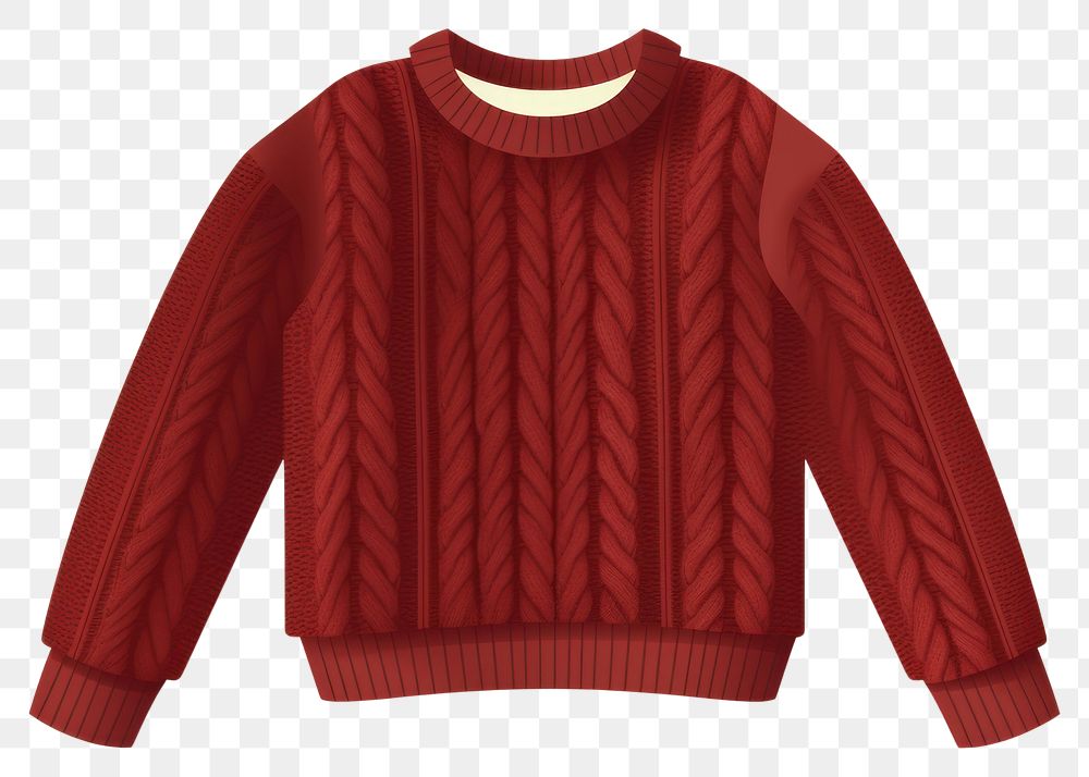 PNG Knitted maroon sweater sweatshirt coathanger technology. 