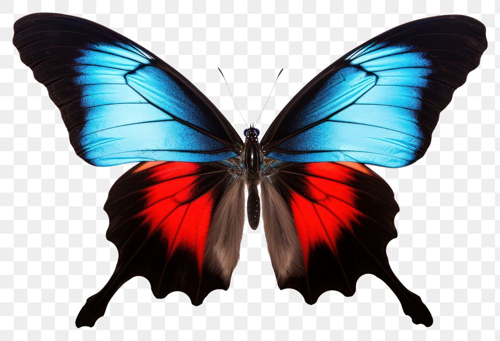 PNG Butterfly insect animal blue. 