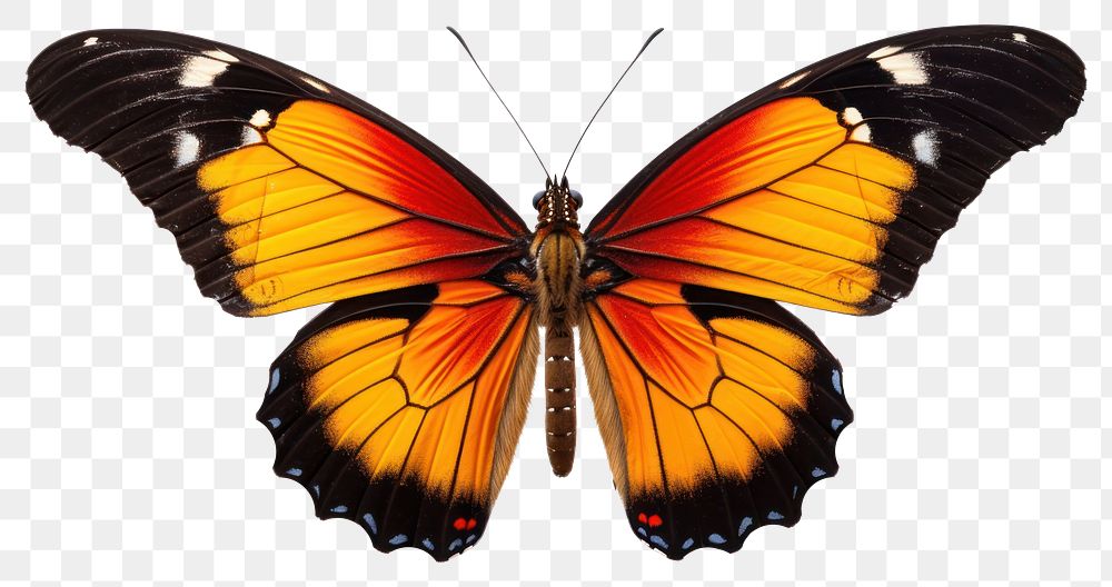 PNG  Butterfly animal insect yellow. AI generated Image by rawpixel.