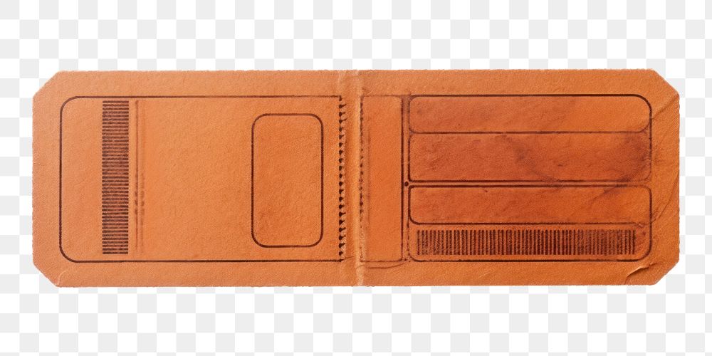 PNG Ticket pattern wallet white background accessories. 