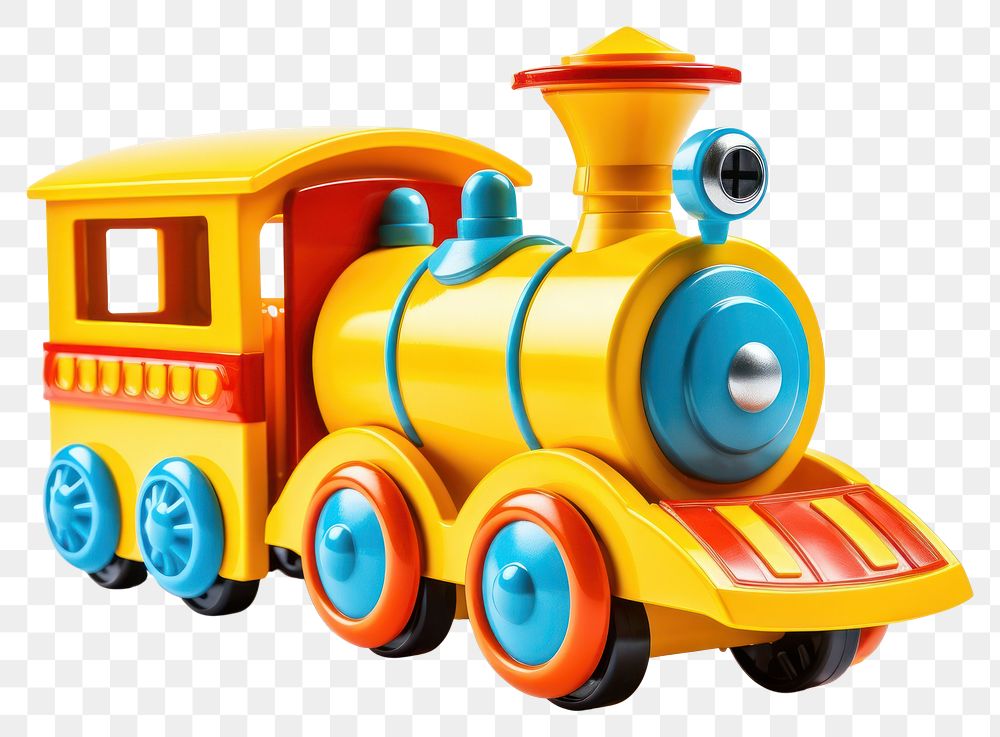PNG  Toy train locomotive vehicle. AI generated Image by rawpixel.