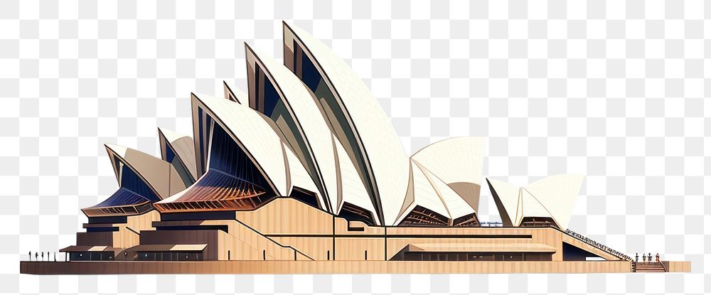 PNG Australia architecture landmark opera. AI generated Image by rawpixel.