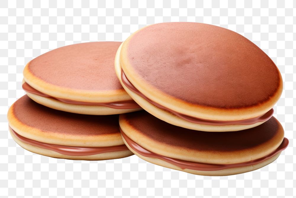 PNG  Dorayaki pancake bread food. 