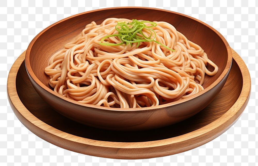 PNG Soba spaghetti noodle pasta. 