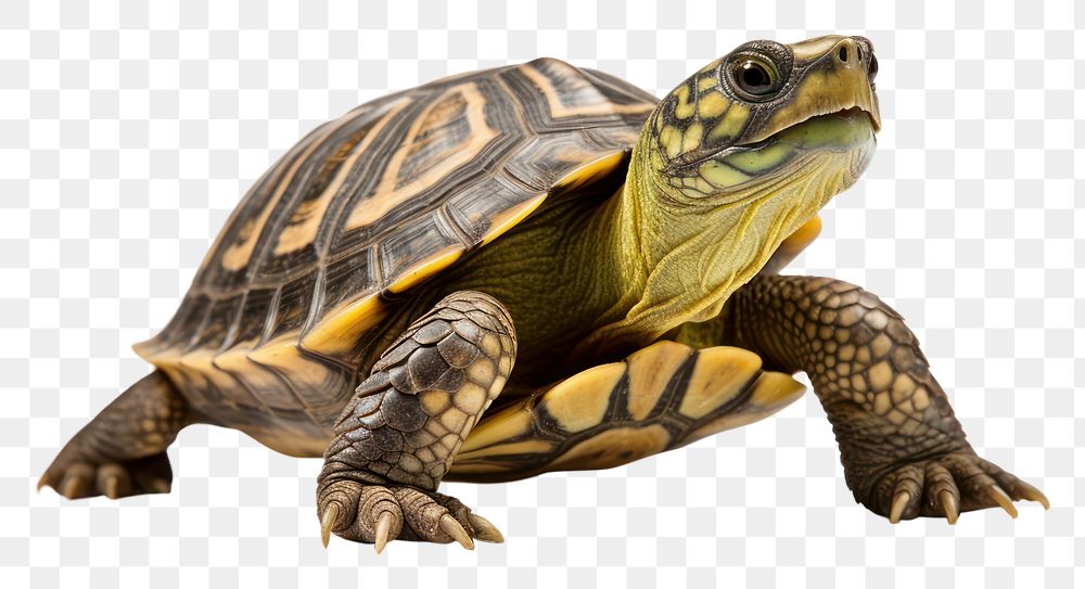 PNG Reptile tortoise animal white background. AI generated Image by rawpixel.
