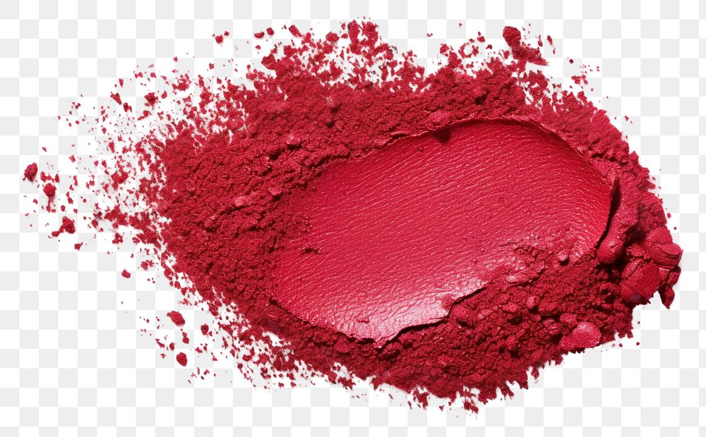 PNG Cosmetics powder splattered lipstick. AI generated Image by rawpixel.
