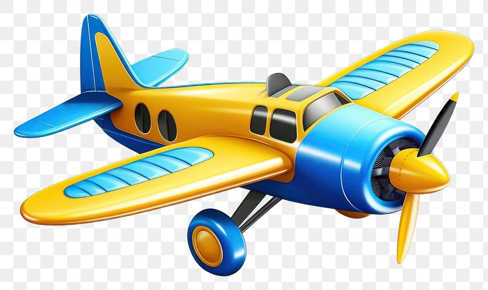 PNG Airplane Childrens Toy airplane aircraft vehicle. AI generated Image by rawpixel.