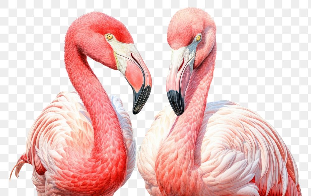 PNG Andean flamingos animal beak bird. AI generated Image by rawpixel.