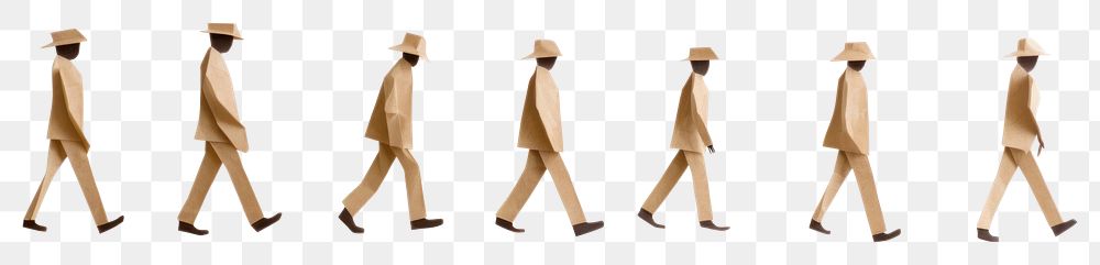 PNG People walking adult white background. AI generated Image by rawpixel.