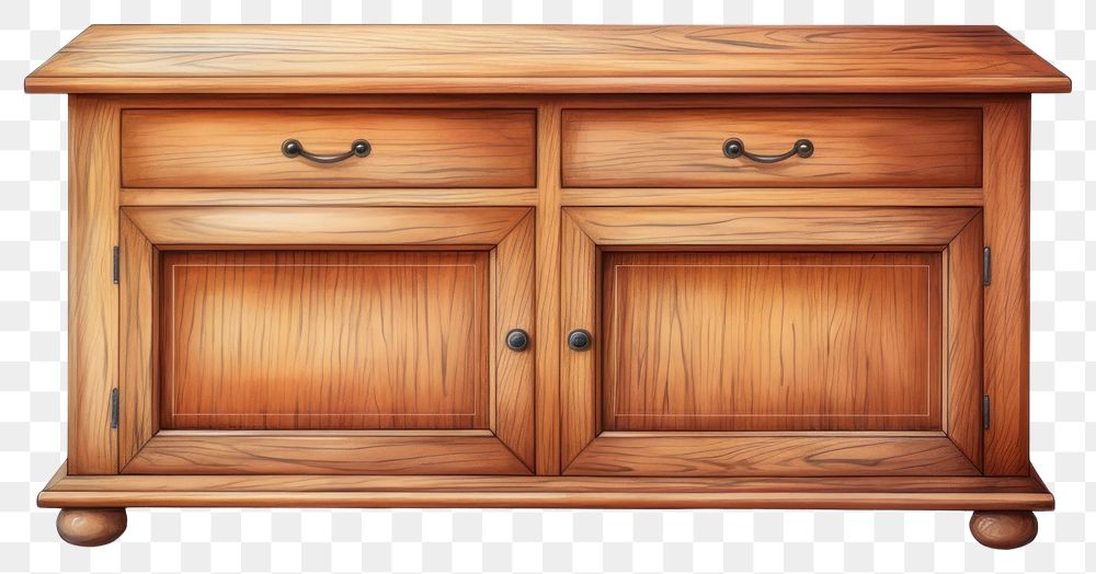 PNG Sideboard furniture cupboard hardwood. AI generated Image by rawpixel.