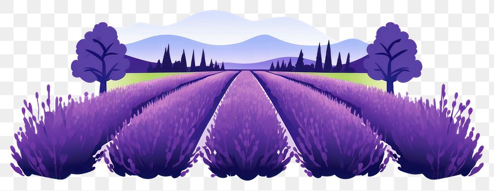 PNG France lavender outdoors nature. AI generated Image by rawpixel.
