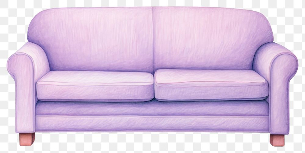 PNG Sofa furniture drawing chair. AI generated Image by rawpixel.