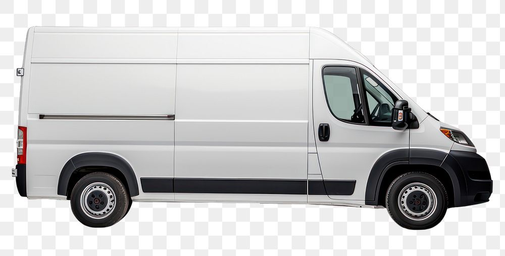PNG Van transportation vehicle gray. 