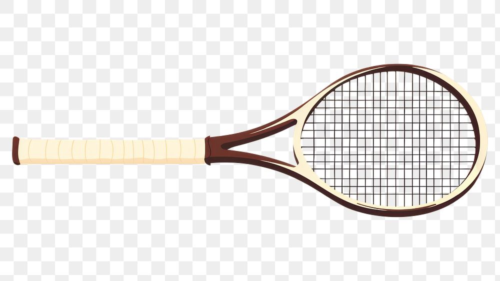 PNG Tennis racket absence pattern string. 