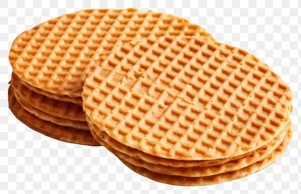 PNG Stroopwafels waffle food  