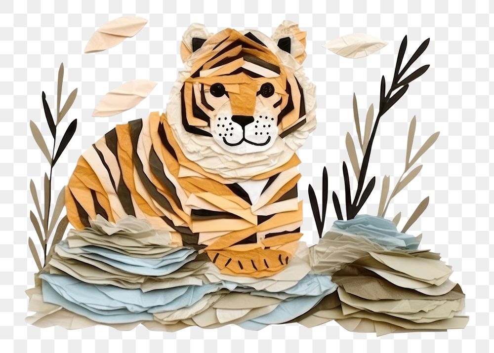 PNG Tiger wildlife animal mammal. AI generated Image by rawpixel.