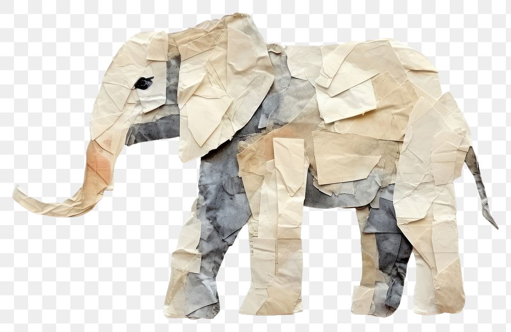 PNG Elephant wildlife origami animal. 