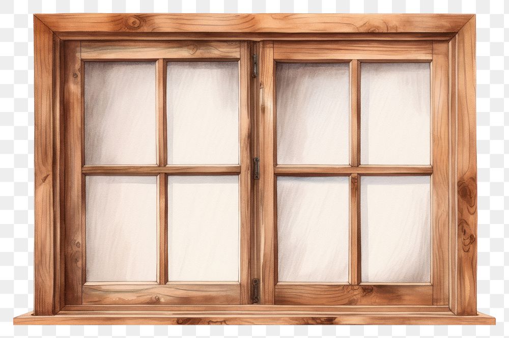 PNG Wood window backgrounds white white background. AI generated Image by rawpixel.