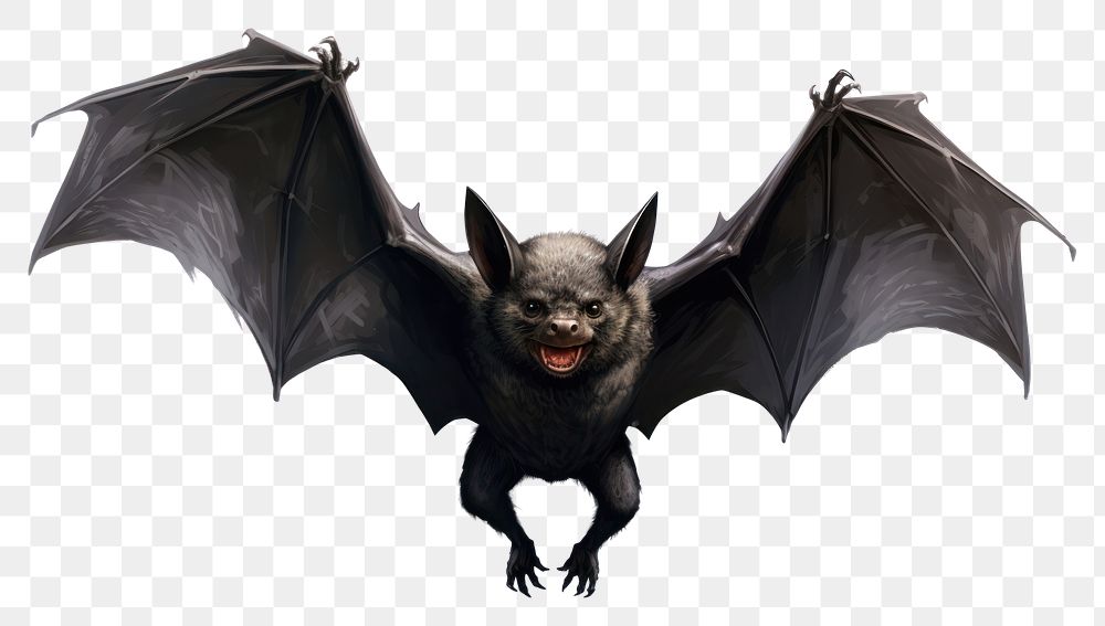 PNG Bat wildlife animal mammal. AI generated Image by rawpixel.