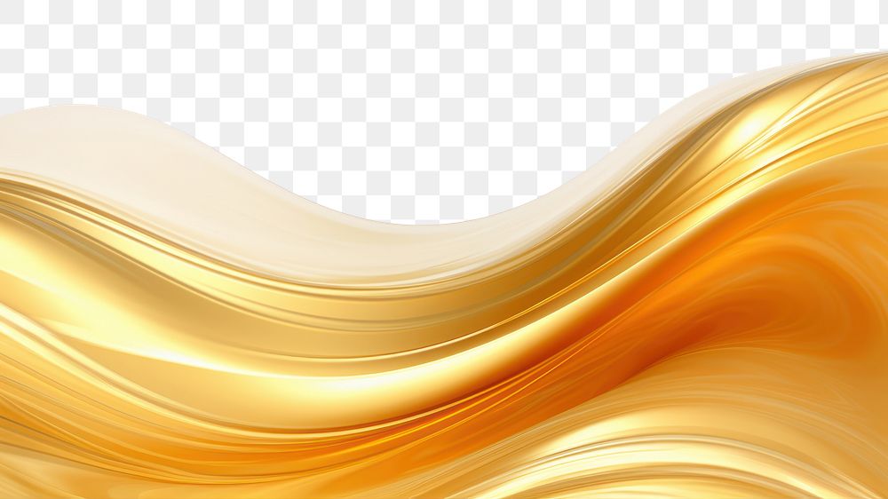 PNG Abstract waves gold backgrounds white background