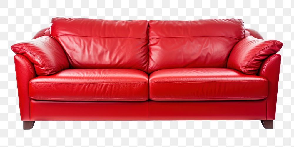 PNG Modren red sofa furniture chair  