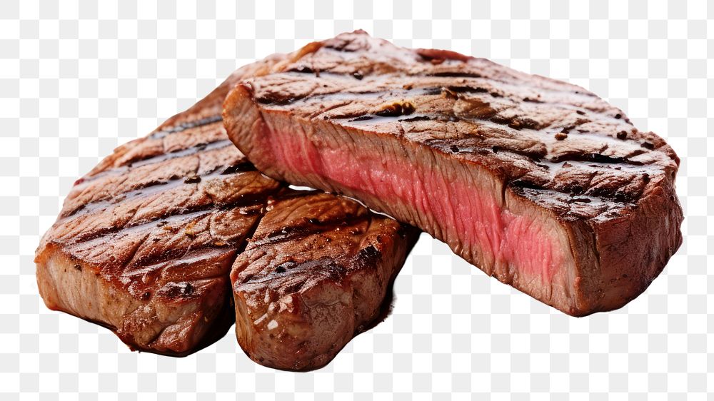 PNG Grilled Beef Steak steak meat beef. AI generated Image by rawpixel.