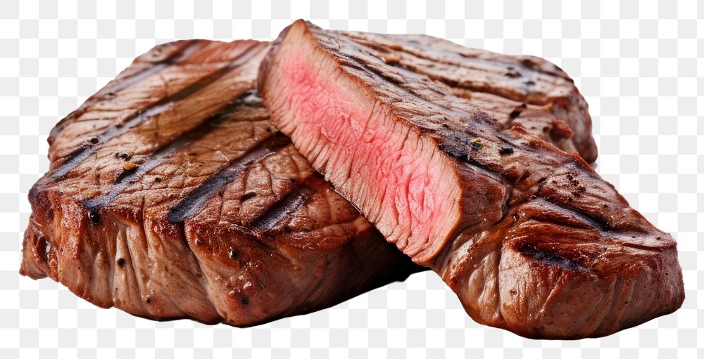 PNG Grilled Beef Steak steak meat beef. AI generated Image by rawpixel.