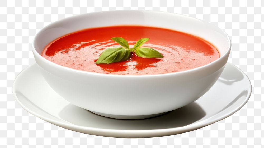 PNG Tomato soup food bowl dish. AI generated Image by rawpixel.desktop wallpaper