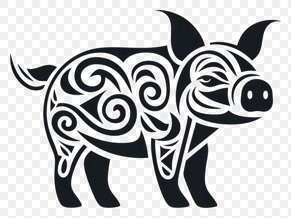 PNG Pig animal mammal representation. 