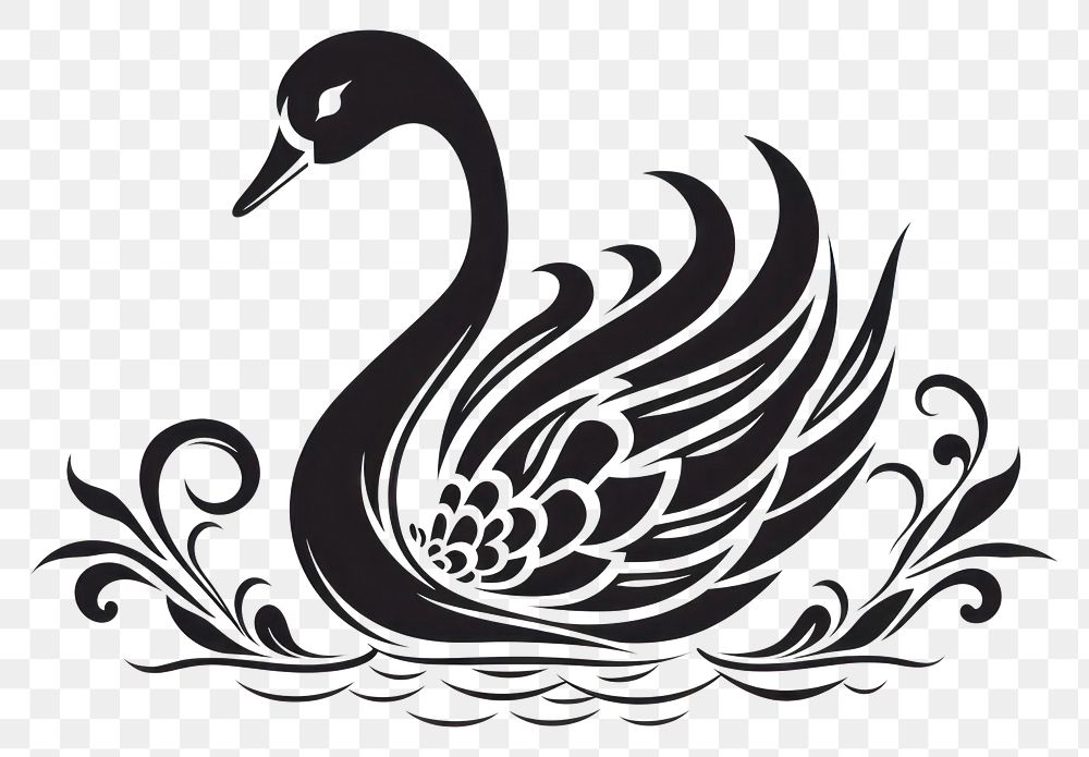 PNG Swan animal bird creativity. 