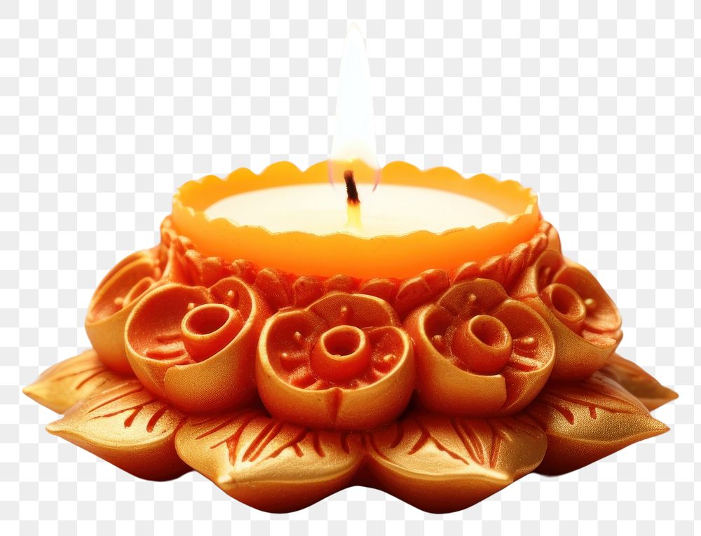 PNG Diwali candle dessert food cake. AI generated Image by rawpixel.