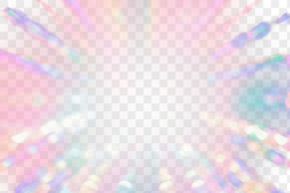 PNG Holographic light leak backgrounds shape illuminated