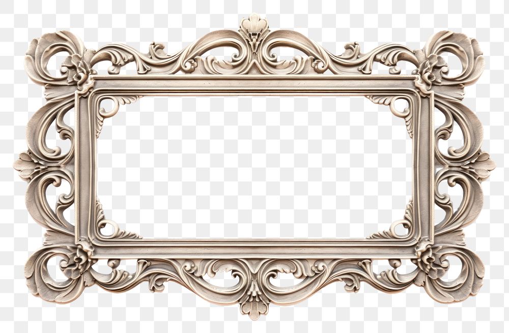 PNG Frame simple style western architecture decoration rectangle. AI generated Image by rawpixel.