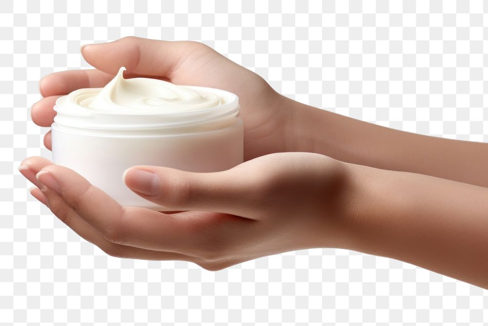 PNG Cream finger hand medicine. AI generated Image by rawpixel.