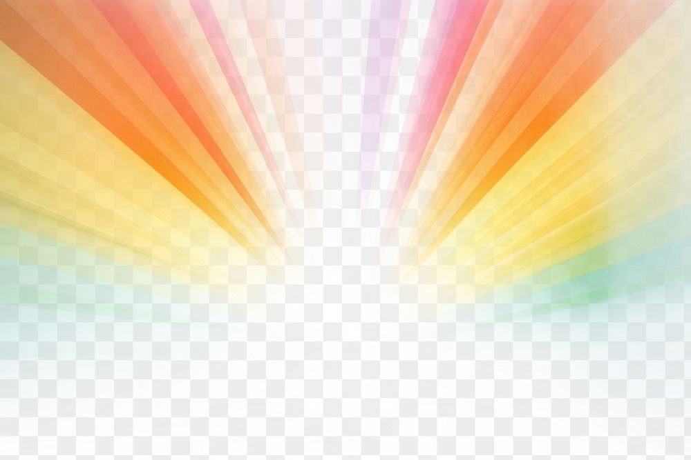 PNG Rainbow light sunlight illuminated