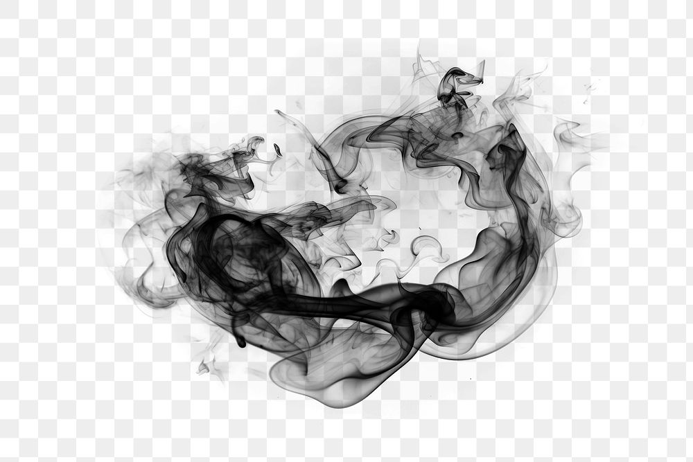PNG Smoke black black background monochrome. AI generated Image by rawpixel.