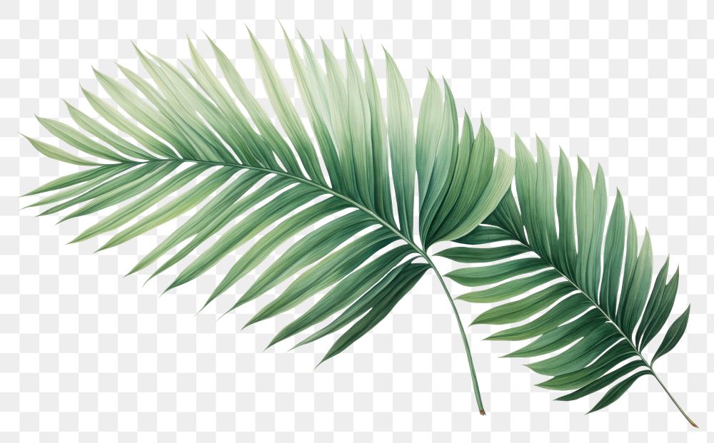 PNG Palm leaves backgrounds plant leaf. AI generated Image by rawpixel.