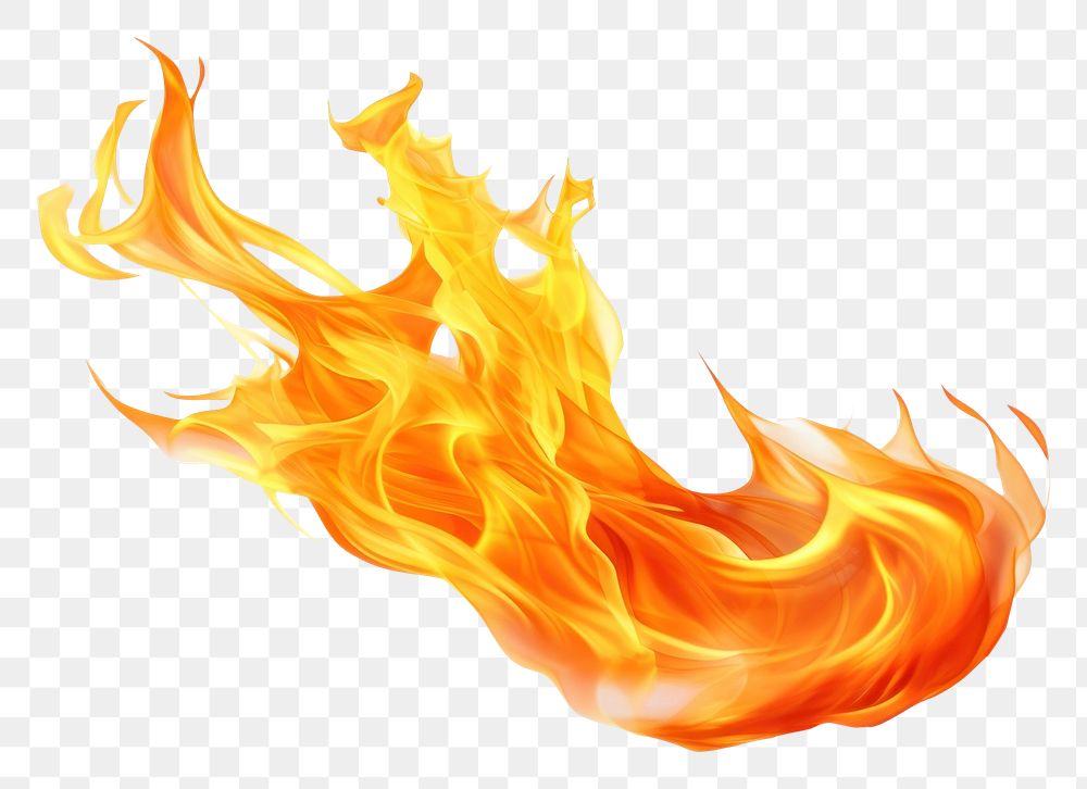 PNG Flame fire white background explosion. 