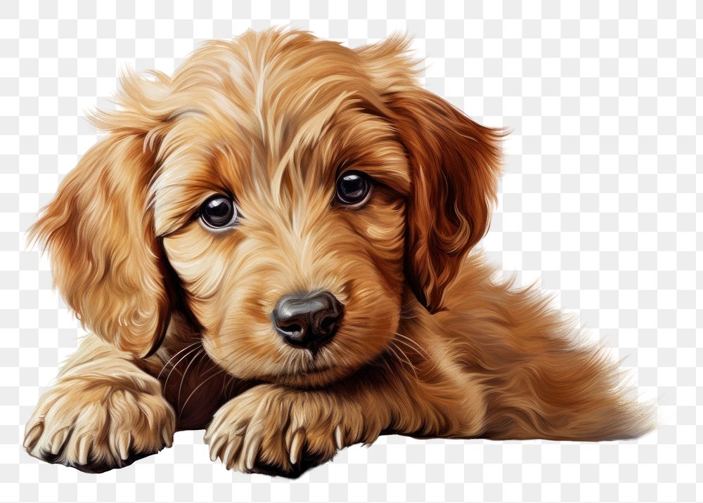 PNG Pet dog drawing mammal animal. AI generated Image by rawpixel.