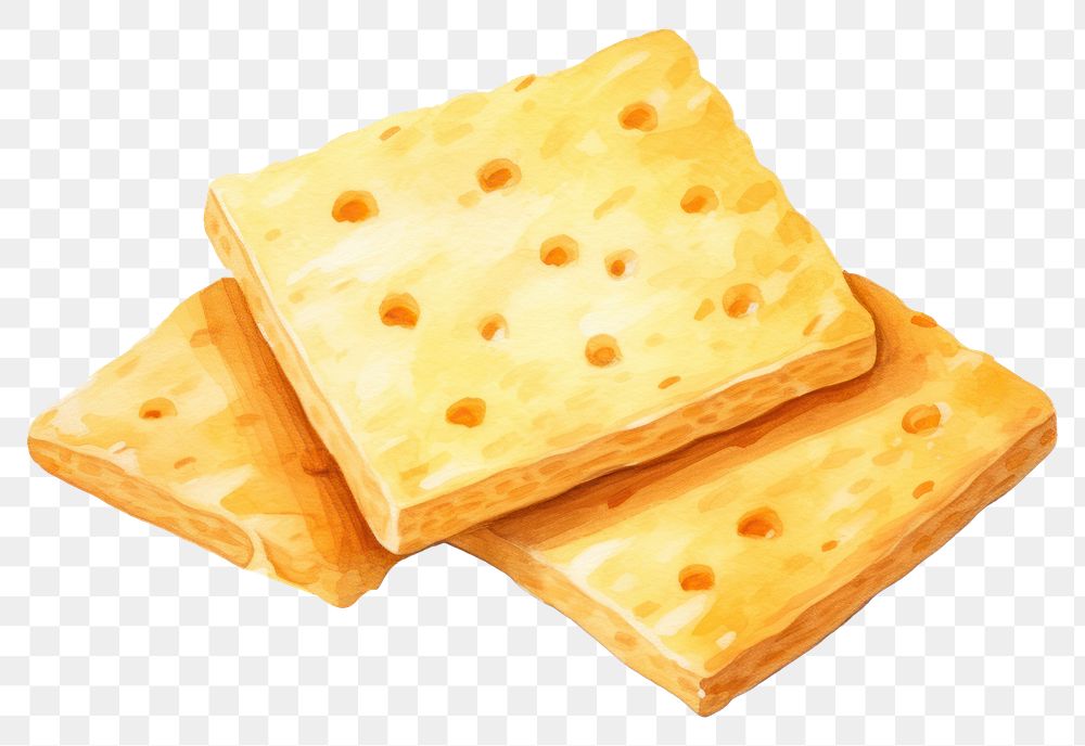 PNG Cracker cracker cheese bread. AI generated Image by rawpixel.