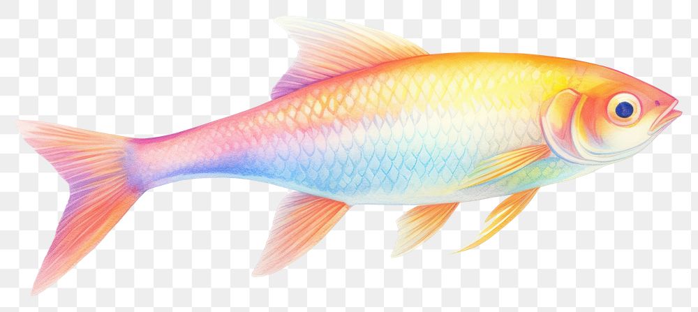 PNG Fishing hook goldfish animal white background. AI generated Image by rawpixel.