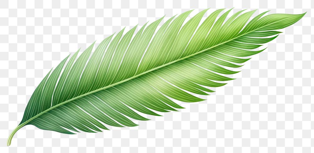 PNG Palm leave plant green leaf. AI generated Image by rawpixel.